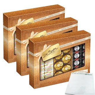 Ferrero Die Besten Limited Edition Bronze 3er Pack (3x269g Packung) + usy Block