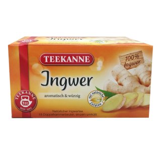 Teekanne Ingwer 12er Pack (12x18 St)