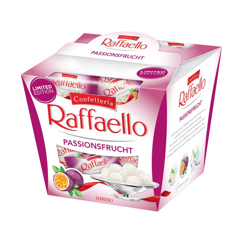 Wie Viele Raffaello Sind In Einer Packung Ferrero Raffaello Passionsfrucht Limited Edition (150g Packung)
