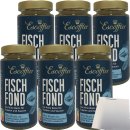 Escoffier Fisch Fond 6er Pack (6x400ml Glas) + usy Block