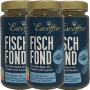 Escoffier Fisch Fond 3er Pack (400ml Glas)
