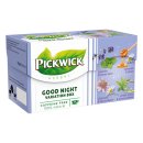 Pickwick Good Night Variation Box (Lavendel & Zitronenmelisse, Kamille & Honig, Kamille & Passionsblume, Linde, Anis & Zitronenverbene 20x1,5g)