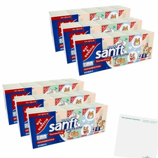 G&G Taschentücher 4-lagig 6er Pack (6x15x10 Packung) + usy Block