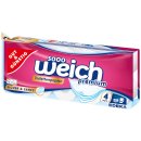 Gut&Günstig Toilettenpapier Premium 4lagig 6er Pack (6x10 Rollen je 160 Blatt) + usy Block