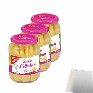 G&G Maiskölbchen 3er Pack (3x340g Glas) + usy Block