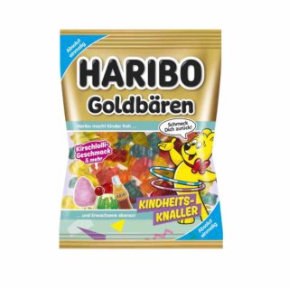 Haribo Goldbären Kindheitsknaller Kirschlolli Geschmack & mehr (200g Beutel)