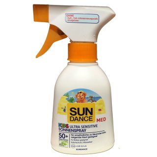 Sundance Med Kids Sonnenspray Ultra Sensitive LSF 50+ (200ml Pumpspray)