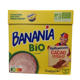 BANANIA Bio Cacao Cereales Touche de Banane & Miel (192g Packung)