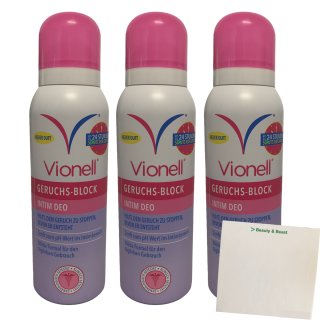 Vionell Intim Mild-Deo 3er Pack (3x125ml Flasche) + usy Block