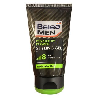 Balea MEN Maximum Power Styling Gel (150ml Tube)