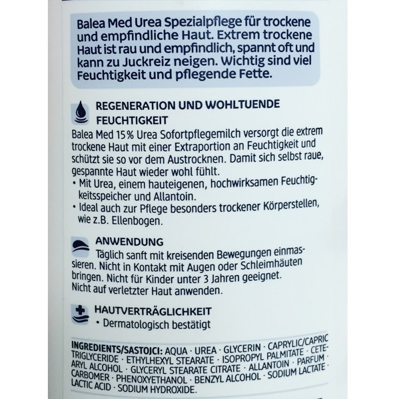 Dm Balea Med Reisflesje Bodymelk 15 Urea Bol Com