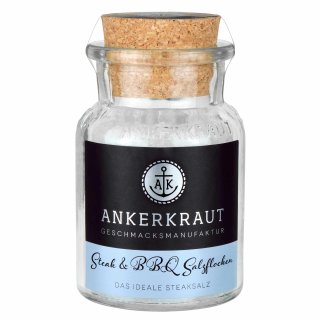 Ankerkraut STEAK+BBQ SALZFLOCK (80g Glas)