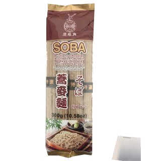 Eaglobe Soba Buchweizen-Nudeln 1x300g (1er Pack) + usy Block