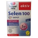 Doppelherz Selen 100 2-Phasen Depot 45 er 3er Pack (3x45 Tabletten) + usy Block