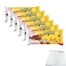 Pokemon Crunchy Wafer Bars 6x45g (6er Pack) + usy Block