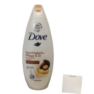Dove Feuchtgkeitspflege und Öl (250ml Flasche) + usy Block