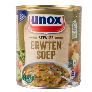 Unox Stevige Erwtensoep (Erbsensuppe, 12x800ml Konserve)