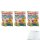Haribo Buddy crew, Vegetarisch 3er Pack (3x175g Beutel) + usy Block