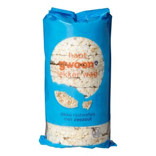 Rijstwafels met zeezout 4 wikkels x 120 gram