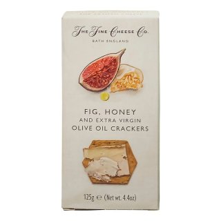 Vijgen, honing en extra virgin olijfolie crackers Doos 125 gram