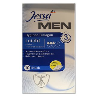 Jessa Men Hygiene Einlagen Leicht (10St)