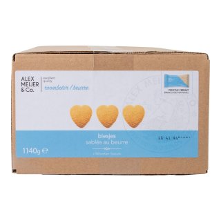 Biesje roomboter per stuk verpakt Doos 150 stuks