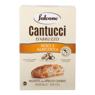 Cantucci walnoot abrikoos Doos 180 gram