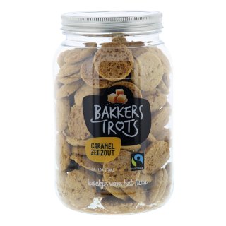 Caramel-zeezoutkoekje, FT Pot 880 gram