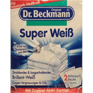 Dr. Beckmann Super Weiss mit Doppel Aktiv Formel (2x40g)