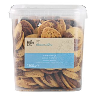 Koekemmer marmerhartje Emmer 1,3 kilo