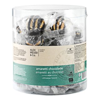 Koekjes zachte amaretti met chocoladestrepen Silo 30 stuks x 23,33 gram