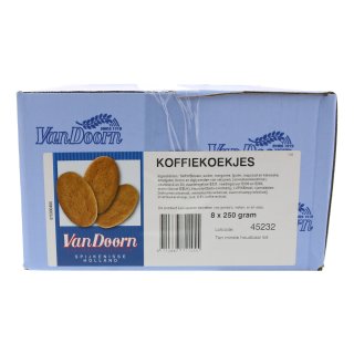 Koffiekoekjes koekjes 8 pakken x 250 gram