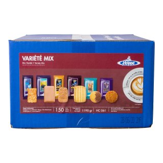 Koffiekoekjes variété mix Doos 150 stuks x 7,93 gram