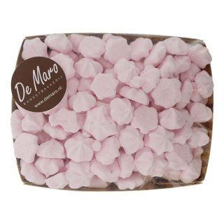 Merengue druppel framboos Bakje 145 stuks x 0,69 gram