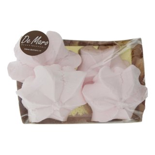 Merengue groot framboos Bakje 4 stuks x 30 gram