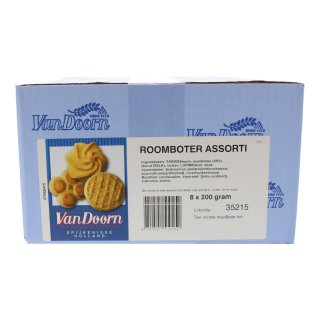 Roomboter assorti koekjes 8 pakken x 200 gram