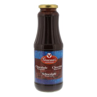 IJsdressing chocolade dessertsaus Fles 99 cl