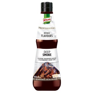 Intense flavours deep smoke Flesje 40 cl