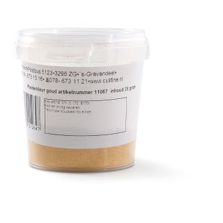 Poederkleur goud Bakje 25 gram