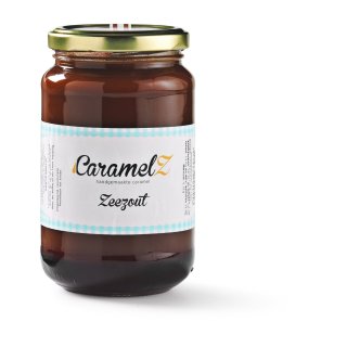 Caramel vloeibaar zeezout Pot 400 gram