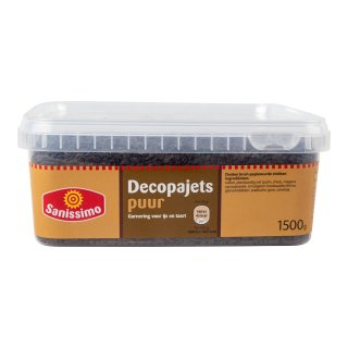 Deco-pajets puur garnering voor ijs en taart Doos 1,5 kilo