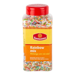Rainbow mix garnering voor ijs en taart Pot 750 gram