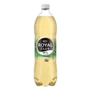 Ginger ale 0% suiker 6 petflessen x 1 liter