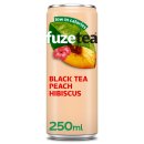 Black tea peach-hibiscus 24 blikjes x 25 cl
