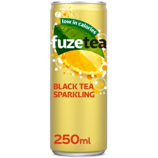 Sparkling black tea 24 blikjes x 25 cl