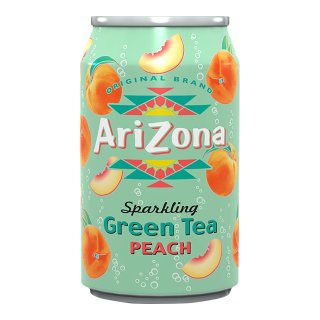 Sparkling green tea peach 12 blikjes x 33 cl