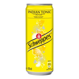 Indian tonic 4 multipacks x 6 blikjes x 33 cl