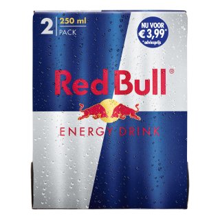 Energy drink 12 multipacks x 2 blikjes x 25 cl