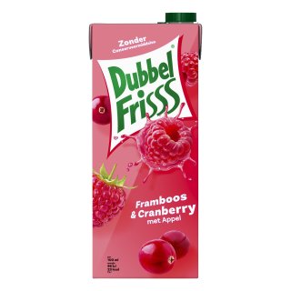 Framboos cranberry 8 pakken x 1,5 liter