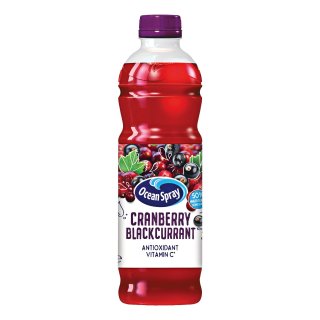 Vruchtendrink cranberry-blackcurrant 6 petflessen x 1 liter